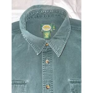 Cabela's Shirt, Men's‎ Size XL Tall, Green, Long Sleeve, Button Up Shirt